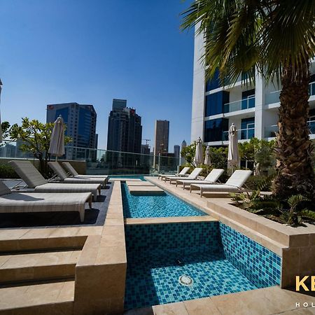Sleek Studio In Prive With Stunning Canal View Dubai Dış mekan fotoğraf